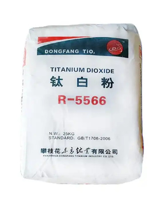 R-5566 Rutil Titanyum Dioksit Pigment, %94,4 TiO2 İçeriği, %99,3 Rutil İçeriği ve 1977 Renklendirme Gücü