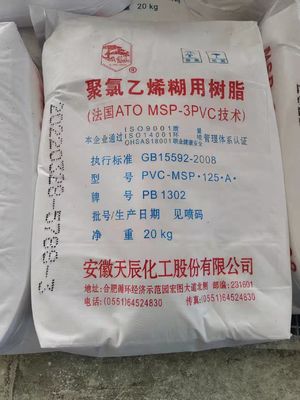 CAS 9002-86-2 PVC Yapıştır Reçine Pb-1302 Polivinil Klorür Reçine Tozu