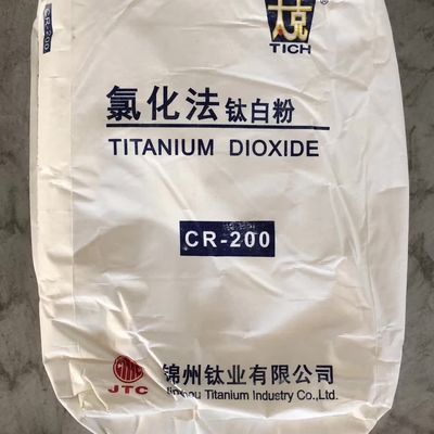 PVC Master Batch Beyaz Renk için CR-200 Klor Prosesi Rutil Titanyum Dioksit