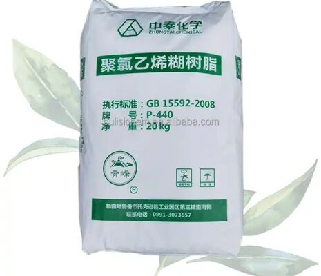 Zhongtai P440 PVC Macun Reçine Emülsiyon Sınıfı, K-Değeri 74 Orta Moleküler Ağırlık ve Düşük-Orta Viskoziteli