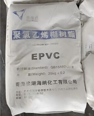 PB1156 EPVC Emülsiyon PVC reçine K-Değeri 61 orta plastisol viskozluğu ultra düşük uçucu madde ve mükemmel termal beyazlığı ile
