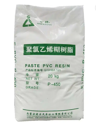 Junzheng P-450 K-Değeri 65 düşük uçucu içeriği ve kontrol edilebilir pasta viskozluğu olan pasta sınıfı PVC reçine