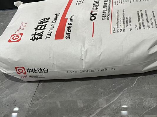 CNNC R-219 Rutil Titanyum Dioksit TiO2 PVC profilleri için yüksek çürüklük 94% saflık ve hava durumuna dayanıklılığı ile pigment