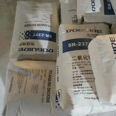 DOGUIDE SR-2377 Yüksek beyazlık ve mükemmel su dispersibilite için Zr-Al Inorganik Kaplama ile Rutil Titanyum Dioksit