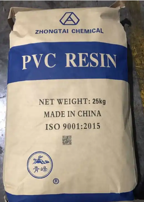 Ultra Düşük Artık VCM Yüksek Termal Kararlılık ve Orta Moleküler Ağırlığa Sahip Zhongtai SG-5 PVC Reçine
