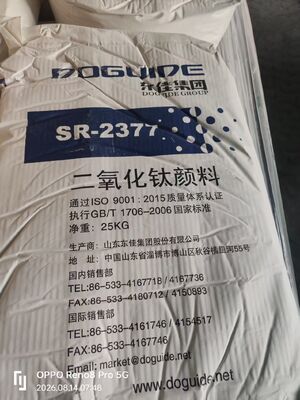 Rutile Titanyum Dioksit Pigment Sr-2377 Doguide Tio2 Toz Boyalar İçin