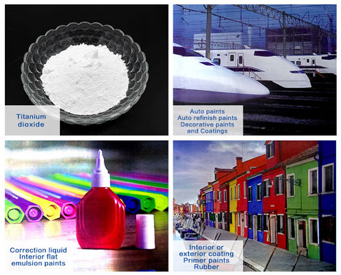 Plastik için Beyaz Pigment Titanyum Dioksit Üretim Klorür Prosesi CR-510