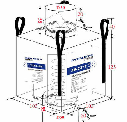 DOGUIDE GROUP SR-2377 Zr-Al Inorganik Kaplama ile Rutil Titanyum Dioksit, Mükemmel Su Dağınıklığı ve ≥97.0 Kuru Toz Beyazlığı
