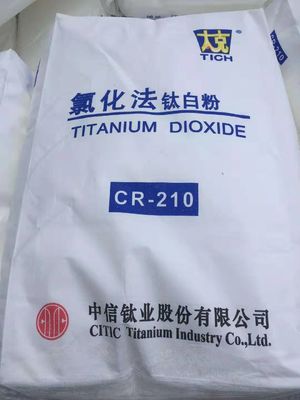 Rutil Klorür Prosesi Tio2 Beyaz Pigment CR-210 Cas No 13463-67-7