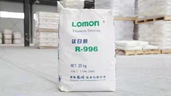 Lomon R-996 Titanyum Dioksit Cas No 13463-67-7 Toz Boya Endüstriyel Sınıf