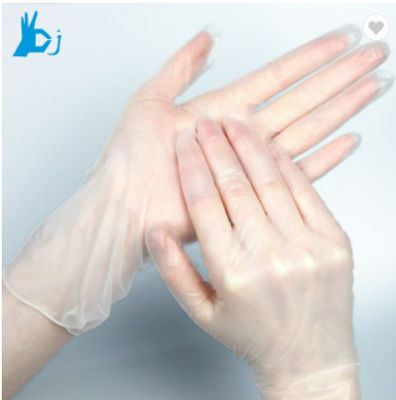 Şeffaf Tıbbi PVC Vinil Eldiven Mavi Siyah Vinil Tek Kullanımlık Eldiven S M L Xl