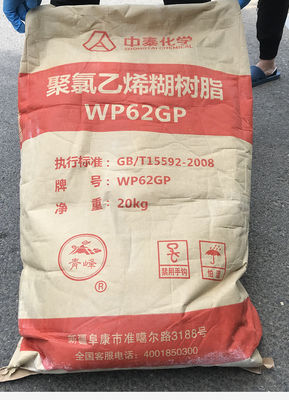 Zhongtai WP62GP, düşük polimerizasyon derecesi, düşük kirlilik ve iyi dağılım kararlılığı olan pasta sınıfı PVC reçine